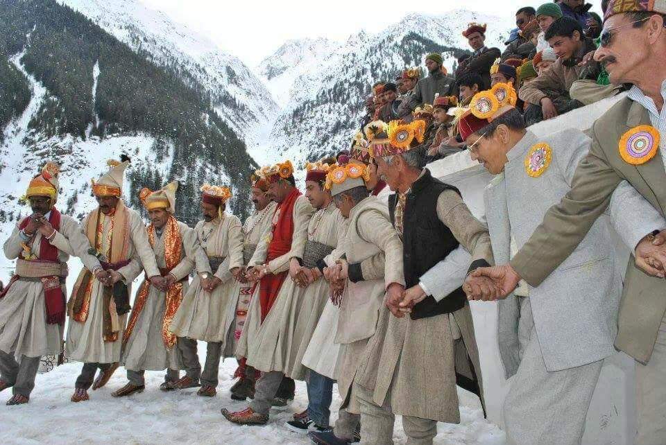 Traditional folk dance in Lahaul
